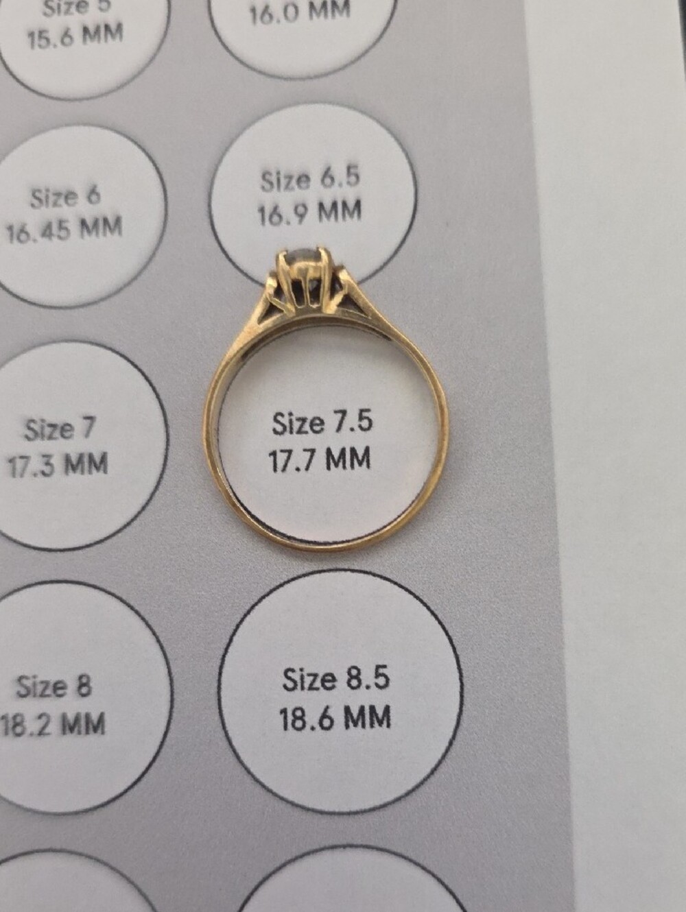 Women's 14K Gold CZ Filigree Ring - Unbranded - Picture 10 of 11